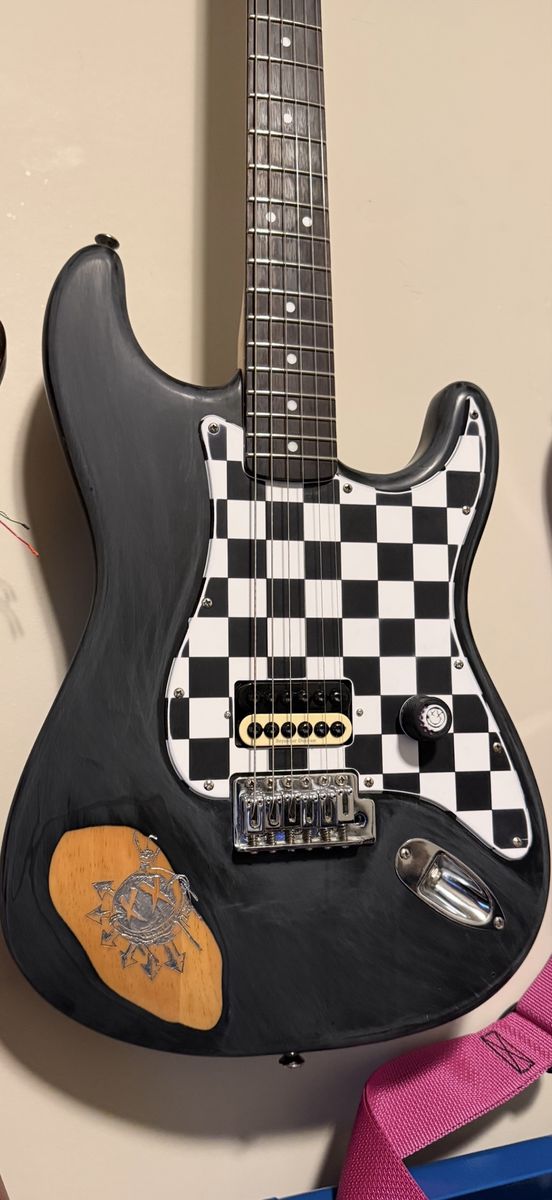 Custom Starcaster Blink 182 tribute