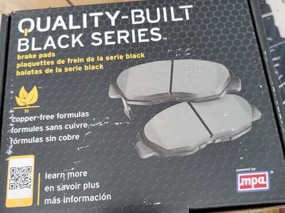 Quality-Built Black Series Brake Pads - Compatible with Select Toyota, Lexus, and Subaru Models