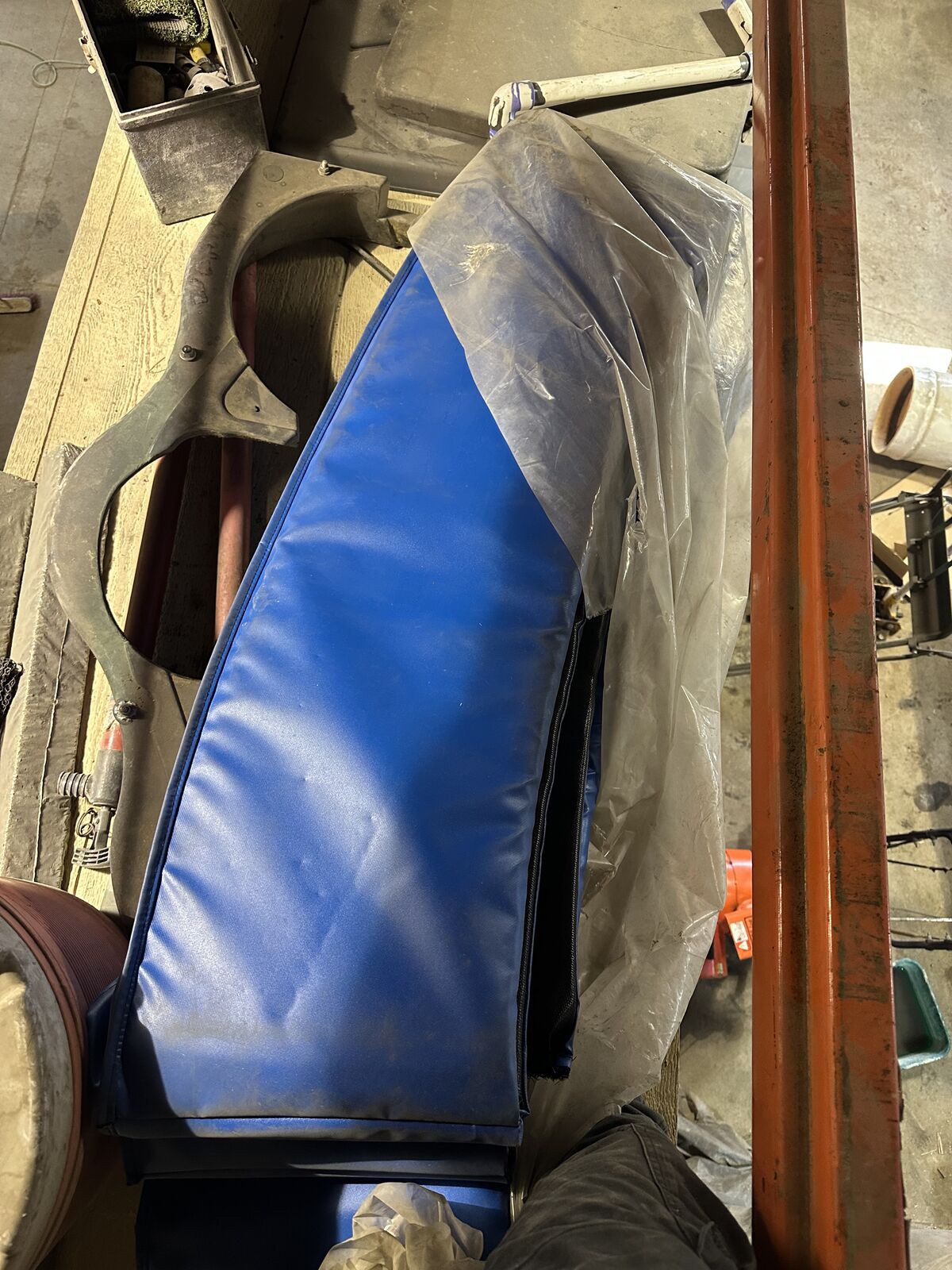 Trampoline Edge Cover Pad (2) - blue