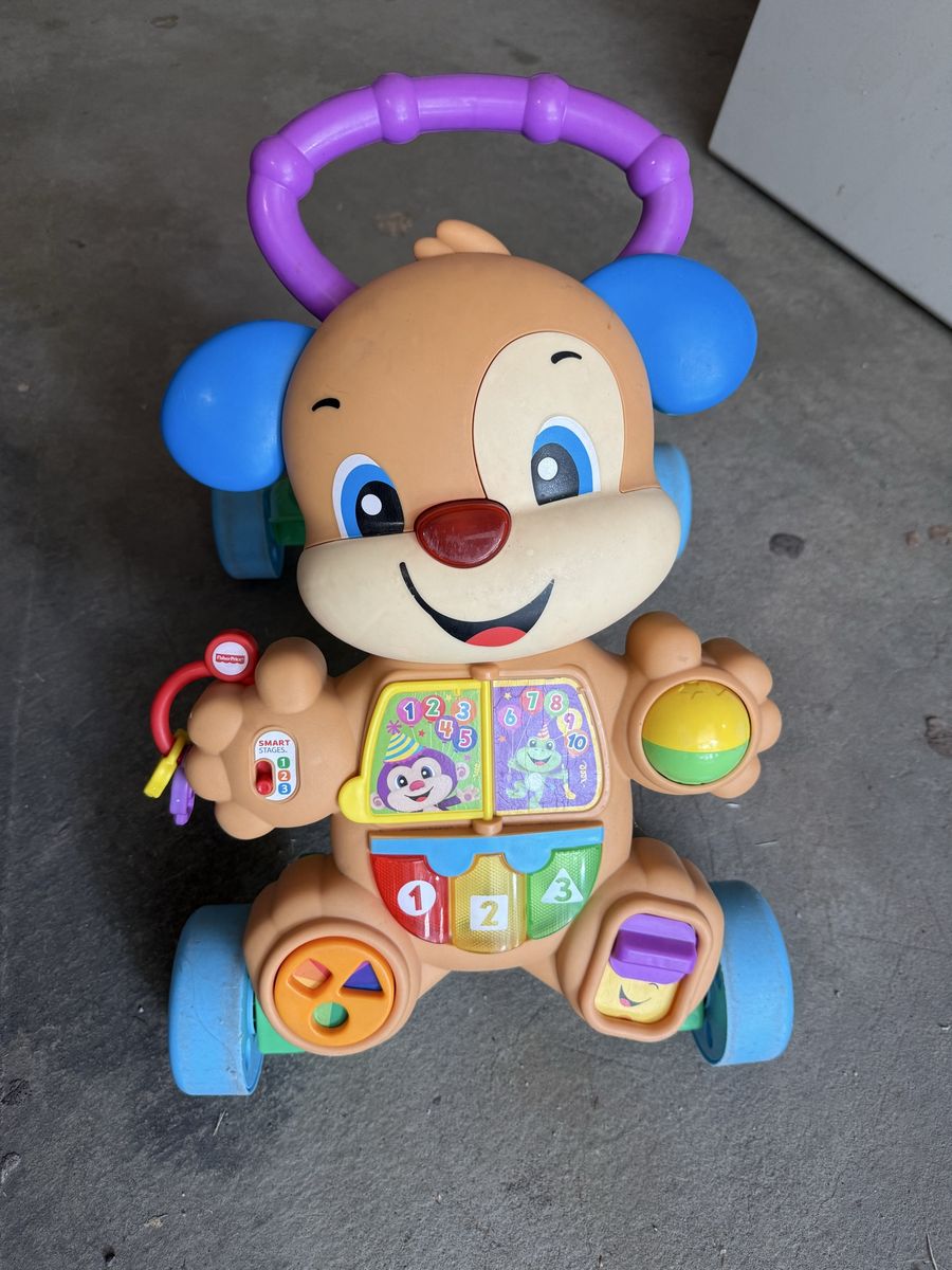 Fisher-Price Laugh & Learn Smart Stages Puppy Walker Baby Push Toy