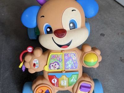 Fisher-Price Laugh & Learn Smart Stages Puppy Walker Baby Push Toy