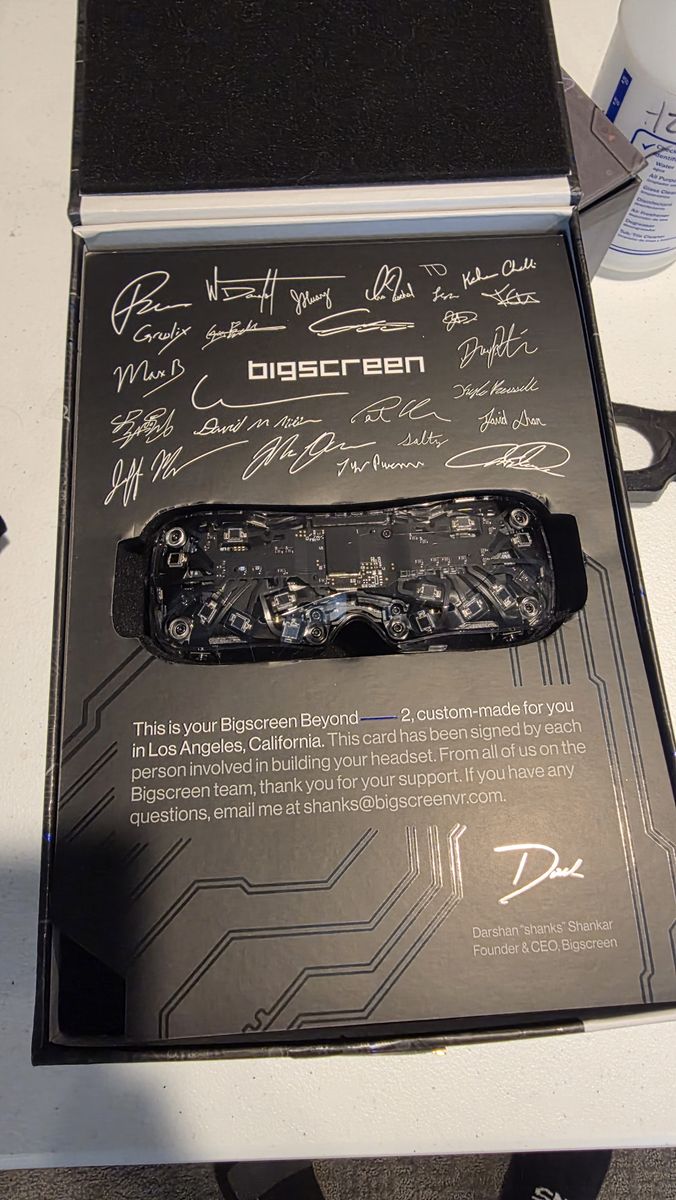 Bigscreen Beyond 2E Clear w/ Project Babble Face Tracker + Mount (BSB2E)