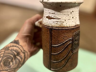 Vintage Studio Pottery Mug, One Of A Kind