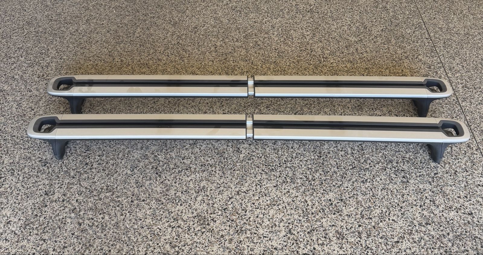 Rivian OEM Crossbars (Light Finish) – Like New –