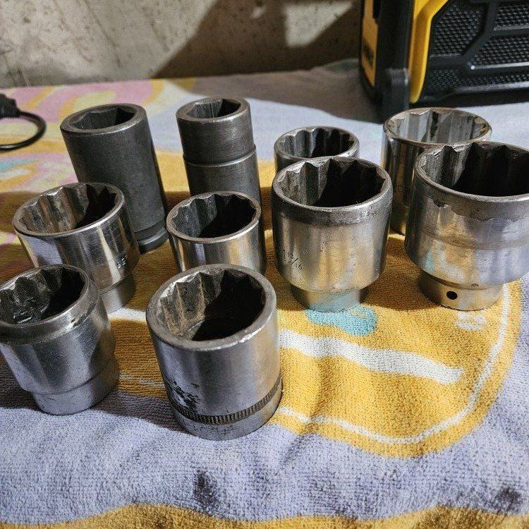 SOCKETS FOR SALE 1INCH DRIVE