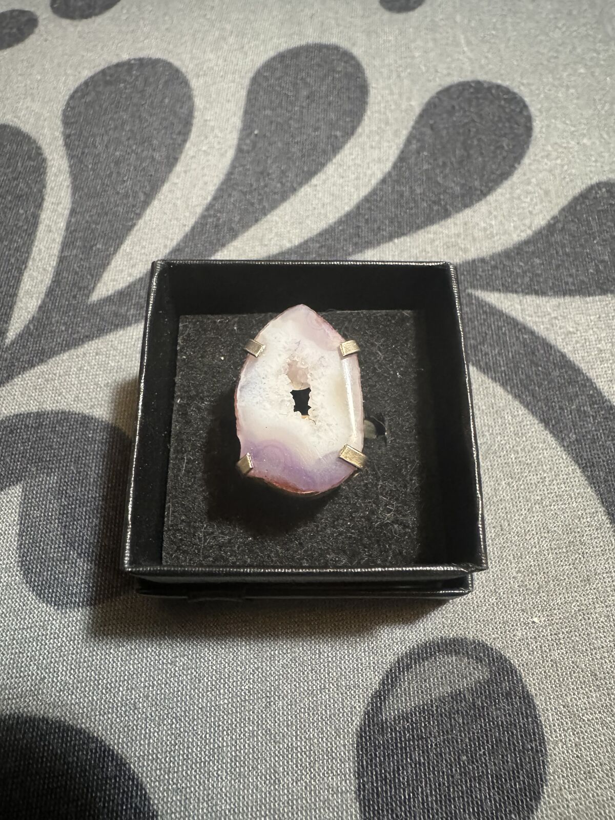Natural Geode Ring