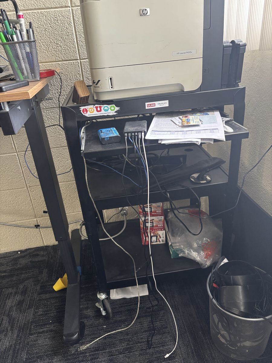 electric Lab Cart Uline