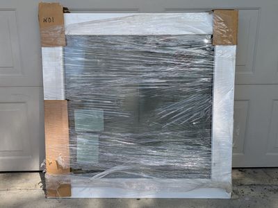 Alside 3A04 Fixed Lite Vinyl Window 35.25 x 34.75 Energy Star Certified 2021 New