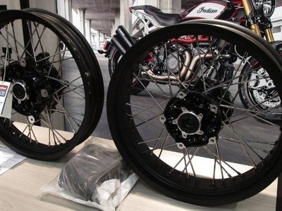 NEW Indian FTR 1200 Aluminum Spoke Wheel Set - Black,
