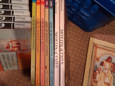 Illustrated Stories from the Book of Mormon, Book of Mormon Stories & Articles of Faith Book Lot