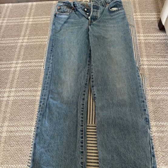 Levi's 90s Ankle Straight Leg Button Fly Jeans Women's size 24 by 27