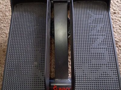 Sunny Health & Fitness Mini Stepper with Resistance Bands and LCD Monitor