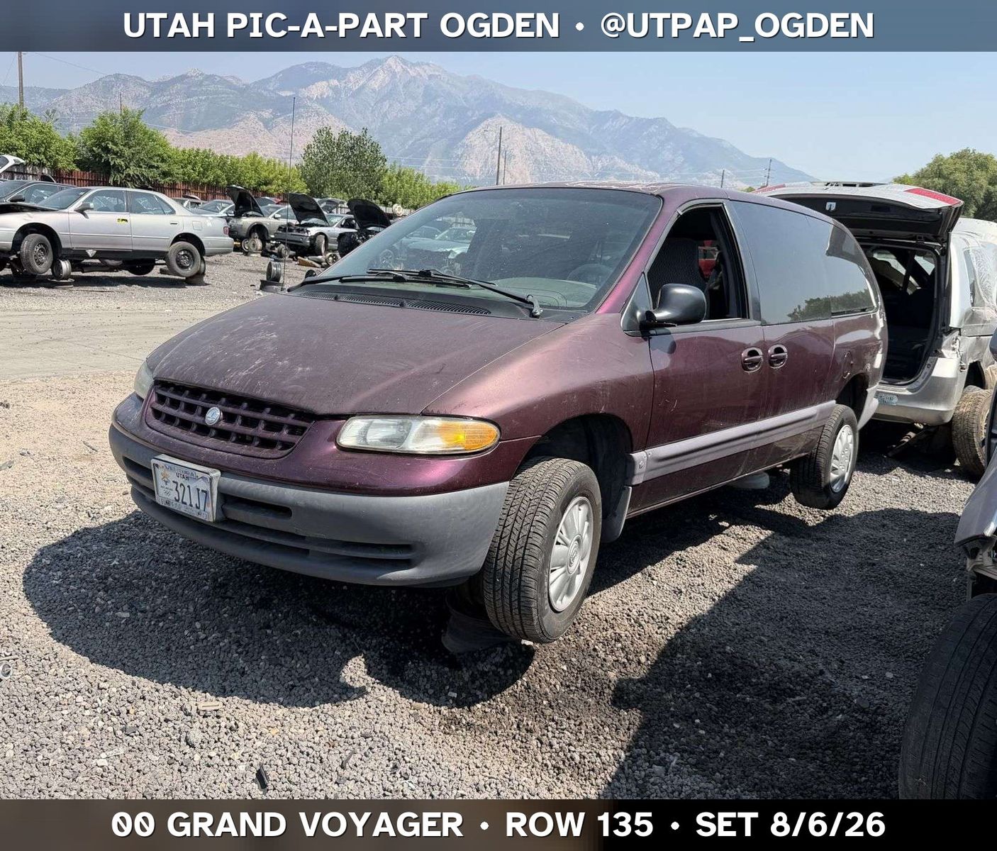 Just In! 2000 Plymouth Grand Voyager Parts - UTPAP Ogden