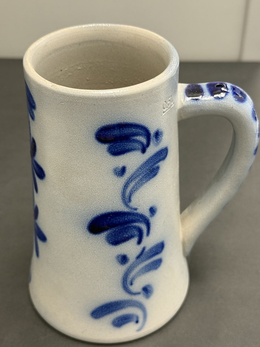 ️ Vintage West German Stoneware Beer Stein – 0.5L