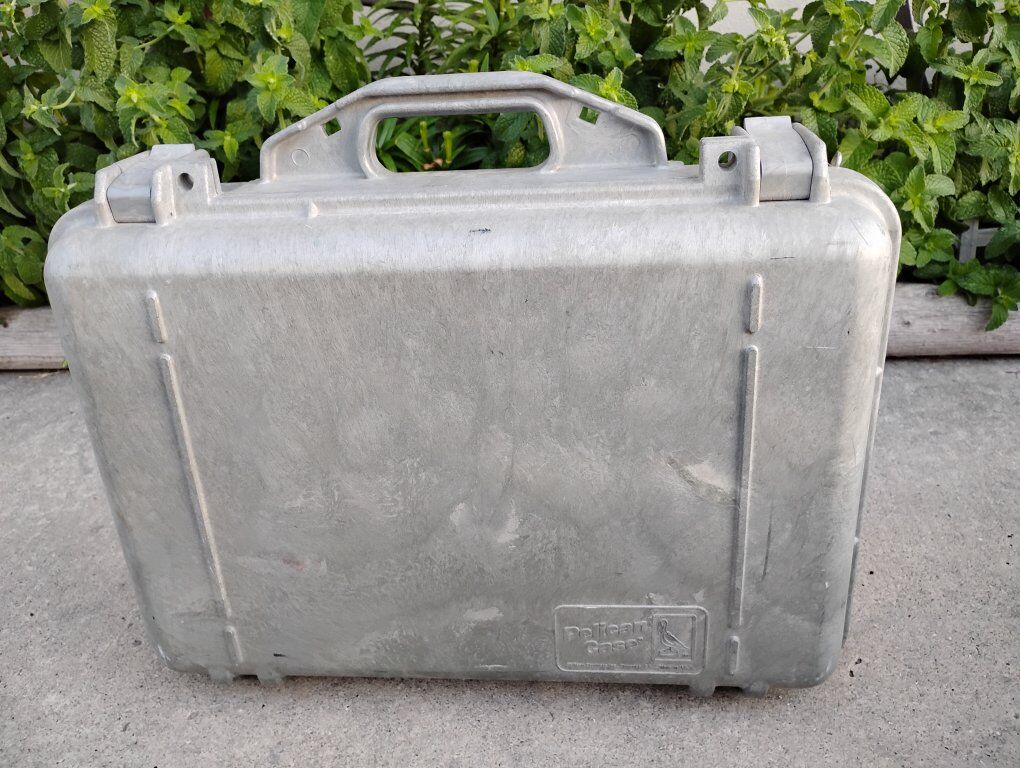 Gray High Impact Resistant Pelican Padded Case with Foam Padding 18" x 13"