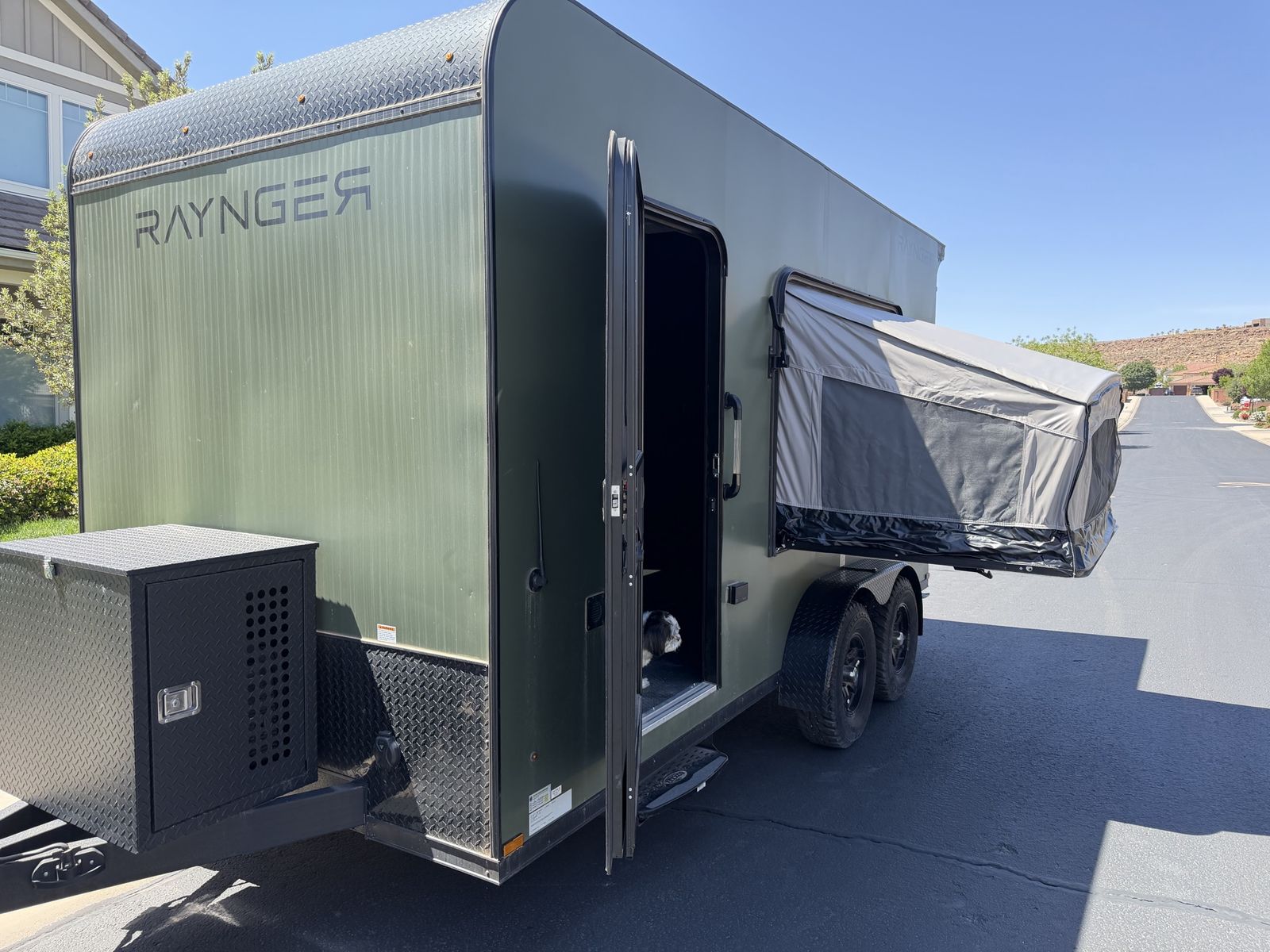 Raynger 7x16 off road toy hauler camper RV ATV/UTV
