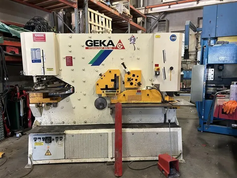 GEKA HYDRACROP 165/SD Dual Station Iron Worker