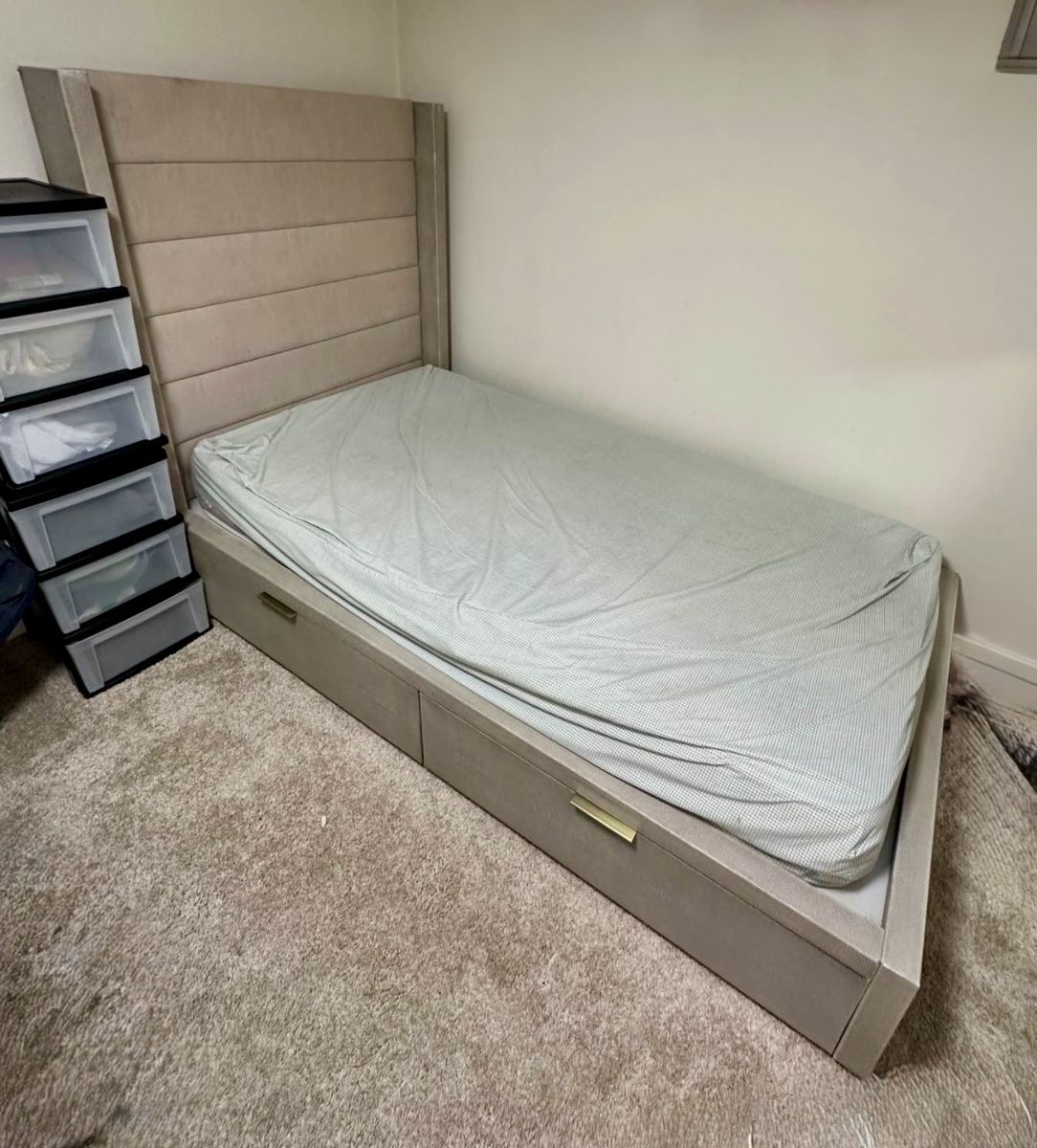2 Restoration Hardware Baby & Child Vendome Twin Bed with Storage