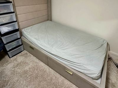 2 Restoration Hardware Baby & Child Vendome Twin Bed with Storage