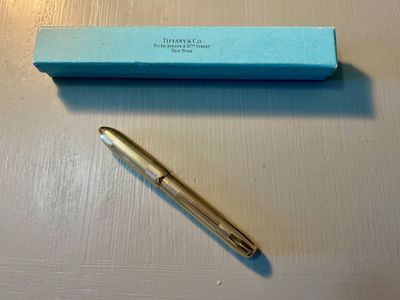 14 Karat Gold Tiffany’s Fountain Pen With Original Box