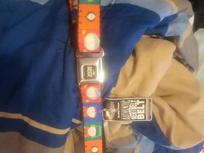 Unisex Waist BELT - South Park themed seat belt style clothing belt