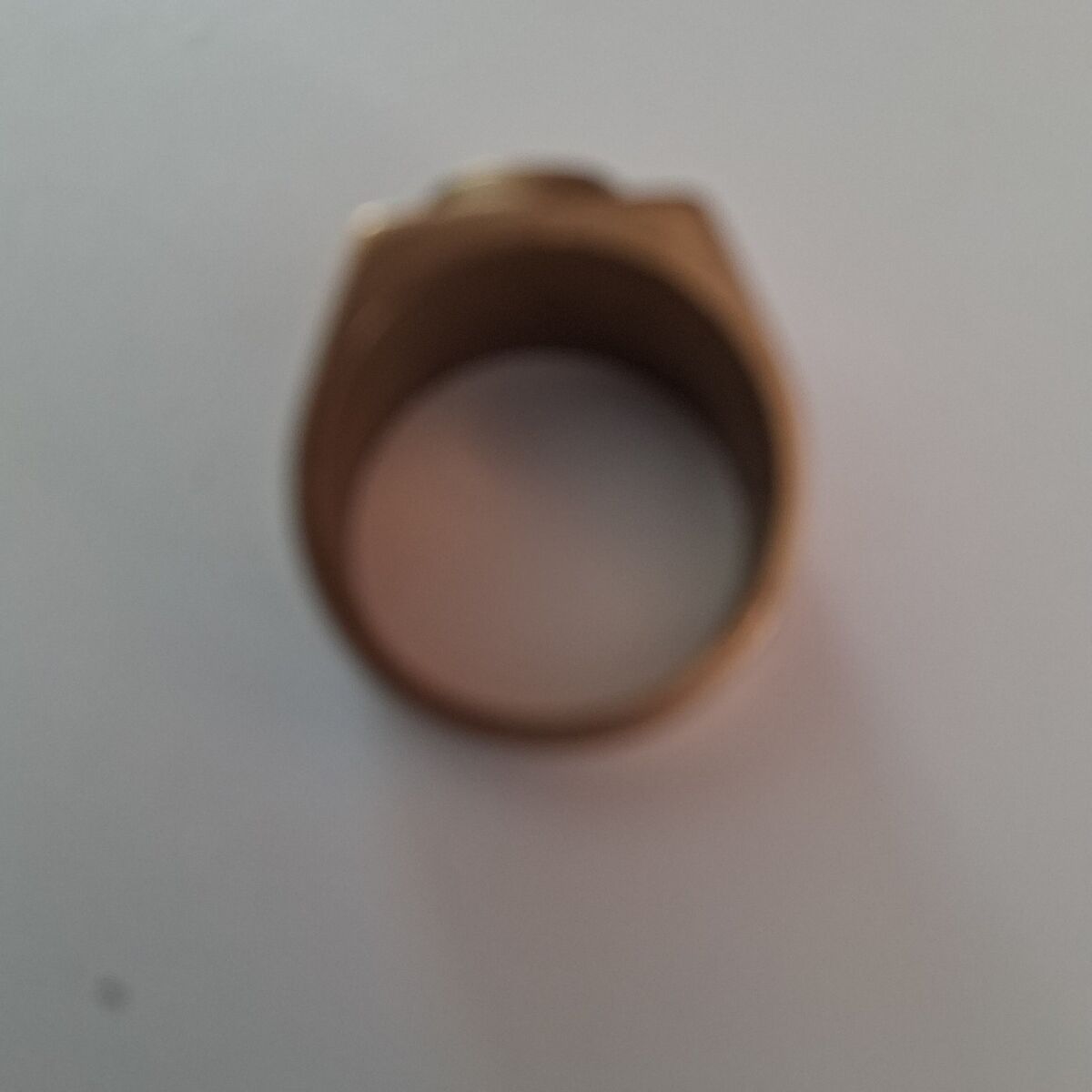 18 K Yellow Gold Freemason Ring