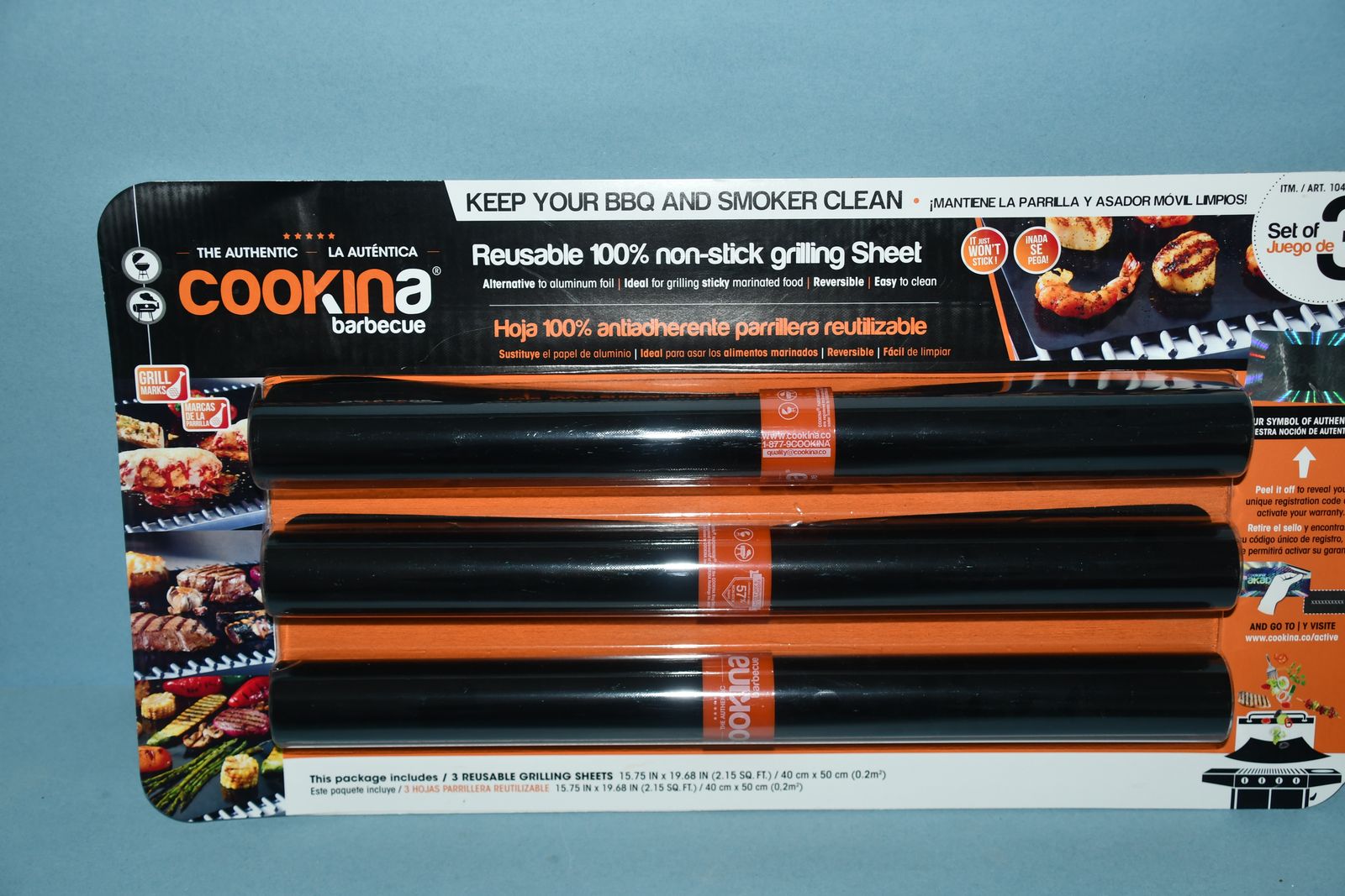 3 NON STICK GRILLING SHEETS for BBQ GRILLS & SMOKERS ~ OPENED, NEVER USED ~ $5