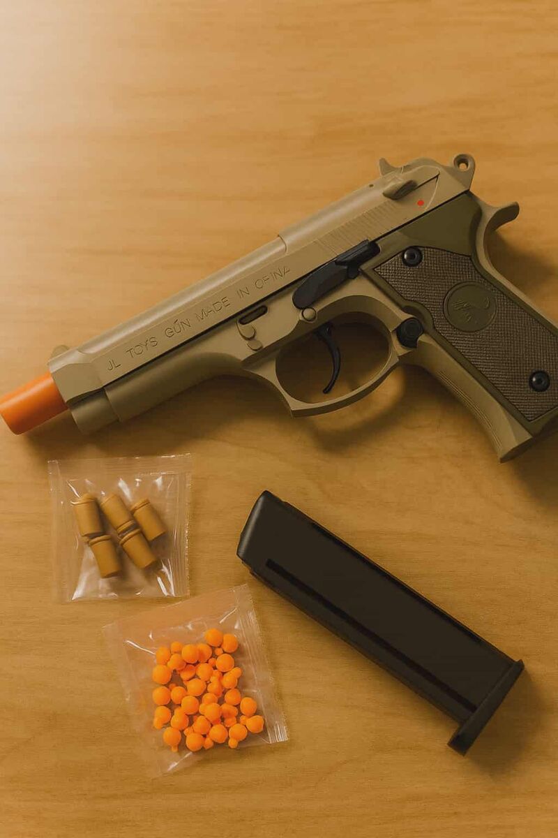 Kids Target Practice Toy – Indoor/Outdoor Play – Lightweight Plastic Ammo – NEW