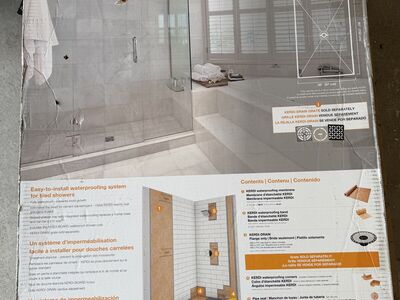 Schluter Systems Shower kit Without Grate