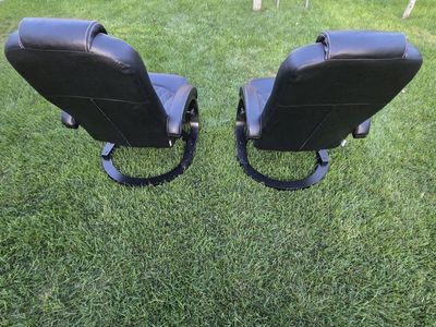 premium RV camper reclining leather chairs