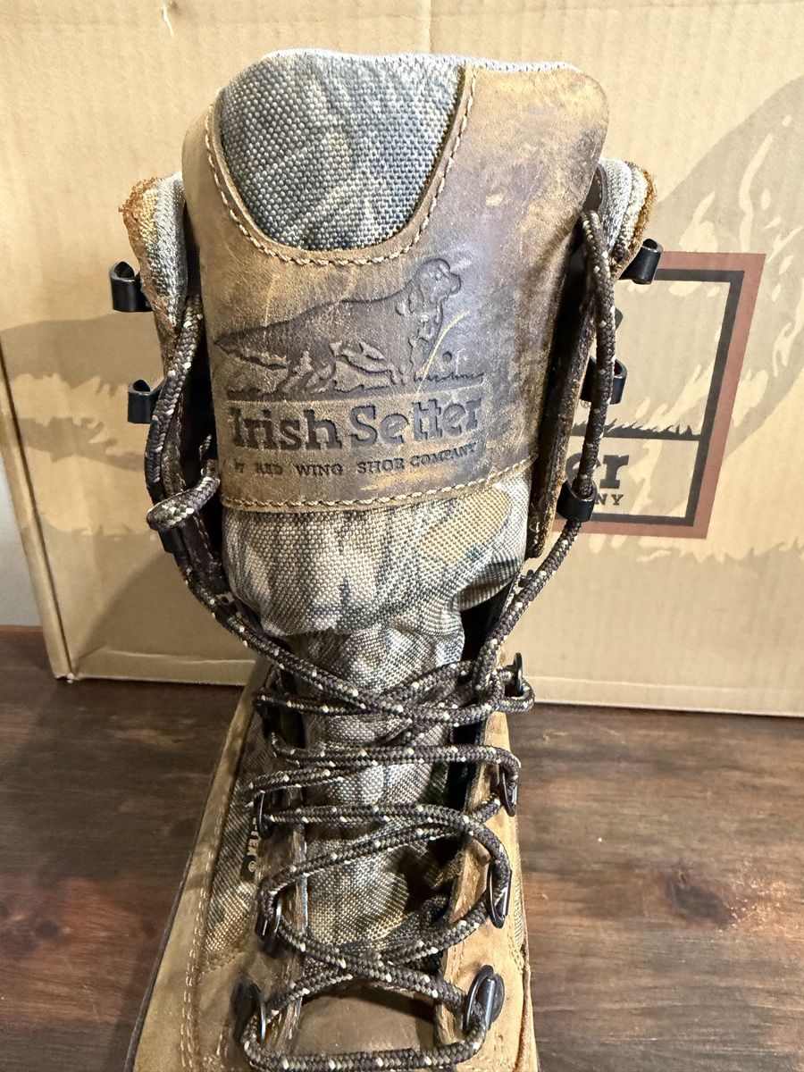 NEW! Irish Setter by Red Wing Big Game Tracker Camo Hunting Boots Size 9 D