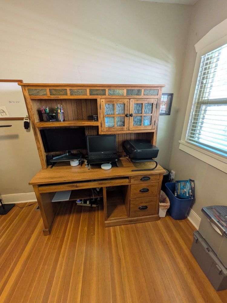 Sedona Desk with Hutch and Office Chair