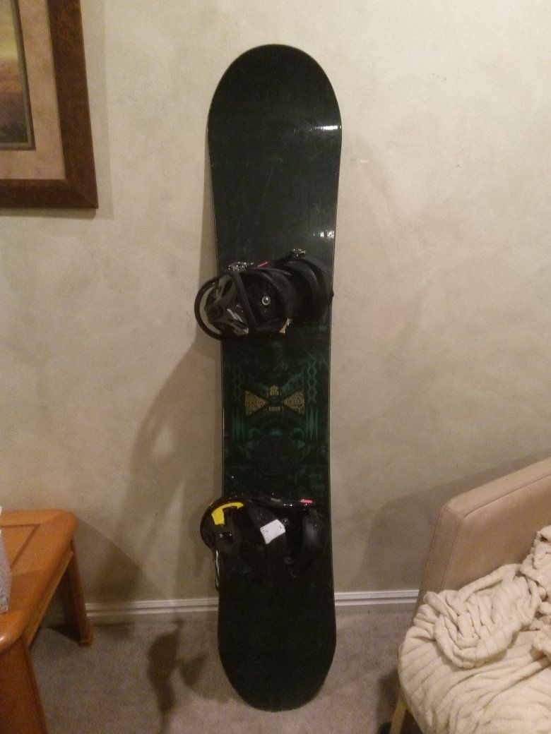used burton snow board