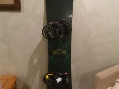used burton snow board