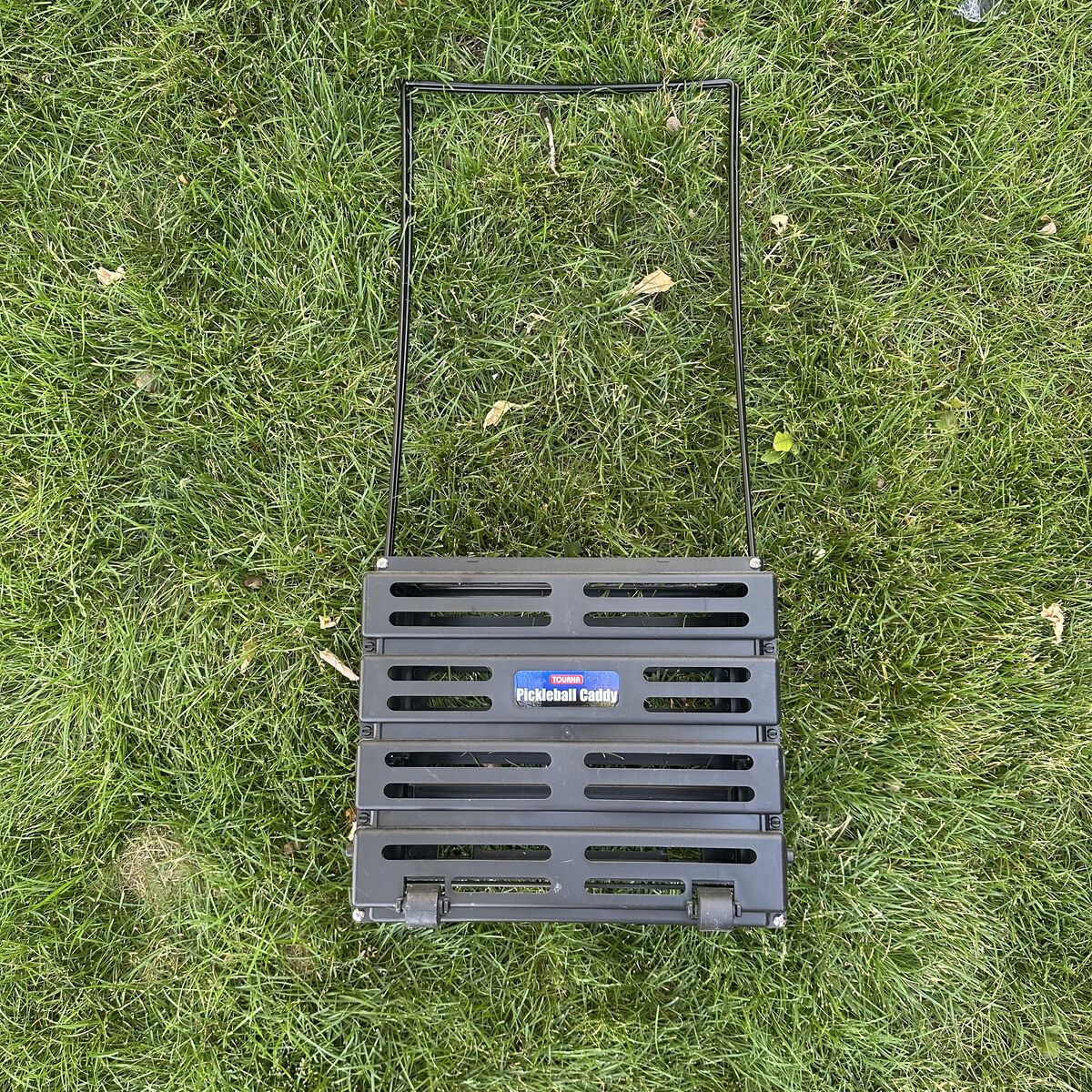 Pickleball Caddy Portable Ball Tourna Hopper Collector Rolling Bin Organizer