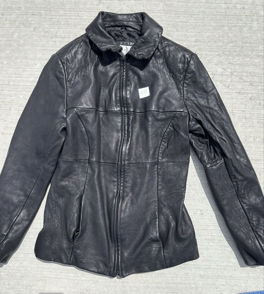 Vintage Jones New York Black Leather Jacket