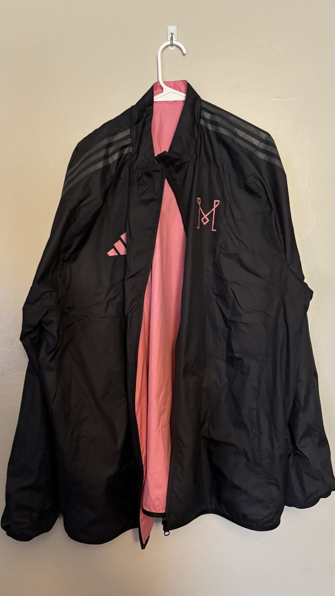 Adidas Inter Miami CF Reversible Jacket Black Pink MLS 3XL