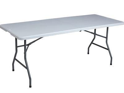 Brand new, 6 ft bifold folding resin table
