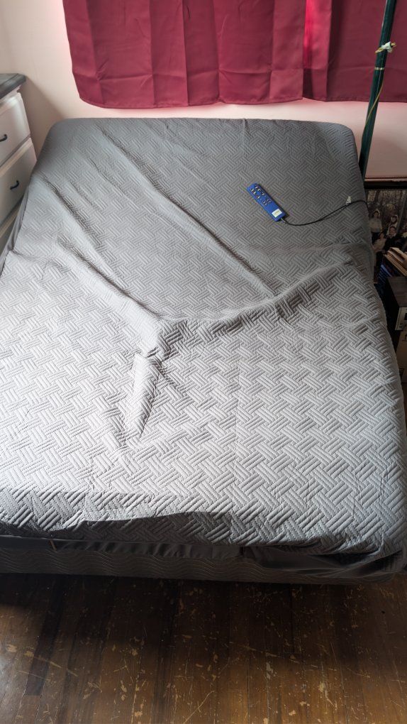 Easy Rest Adjustable Bed with Remote - Full Size Electric Foundation