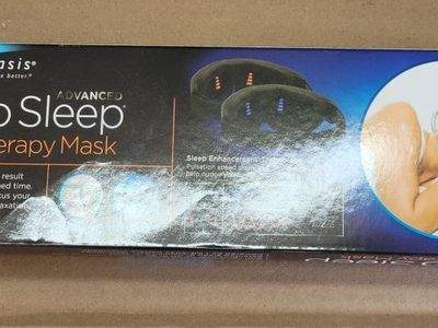 Sound Oasis Advanced Glo to Sleep Sleep Therapy Mask GTS-2000SE Black
