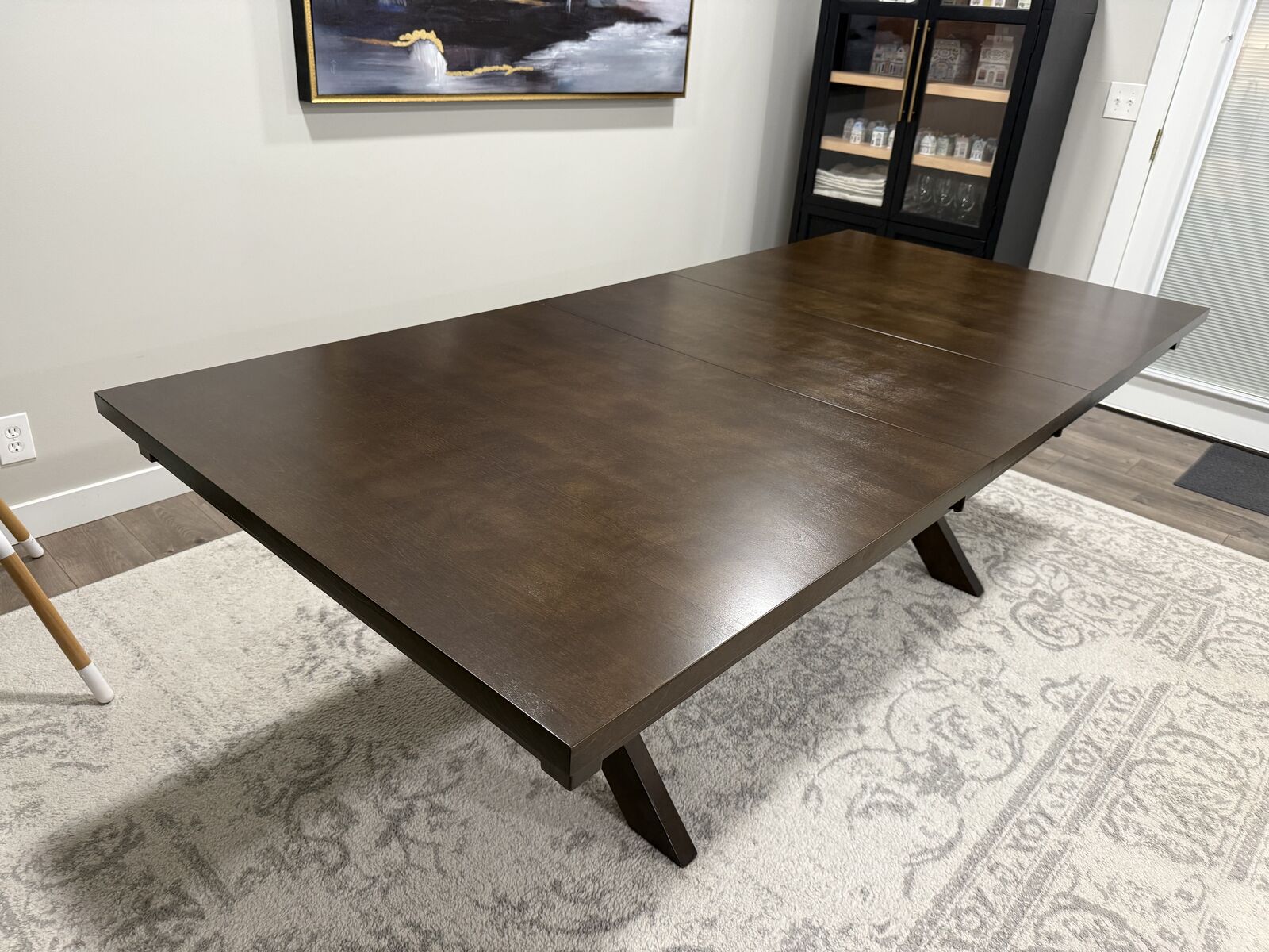 Expandable Solid Wood Dining Table