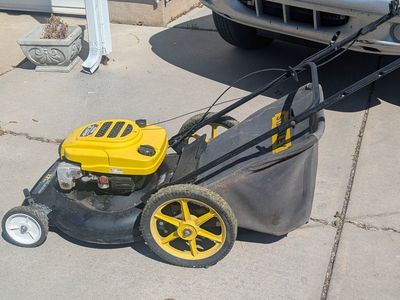 Stanley cup yellow LawnMower grass cutter 6.0hp