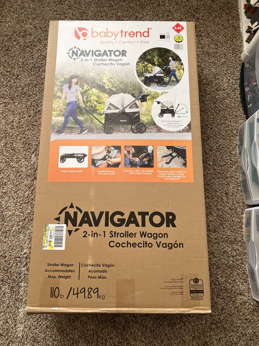 NEW: Baby Trend Navigator 2-in-1 Stroller Wagon