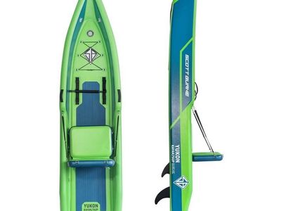 BRAND NEW Yukon Crossover Kayak/ Inflatable Paddleboard Bundle Costco Exclusive