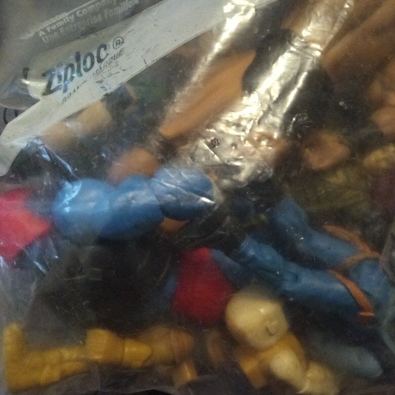 bag of action figures $8