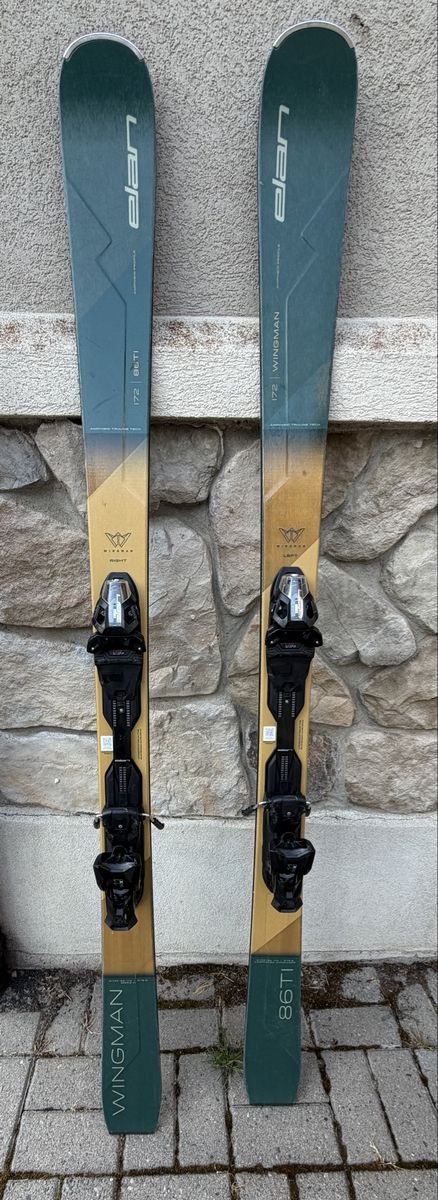 Elan Wingman 86 Ti Skis with Bindings - 172cm Amphibio Truline Tech
