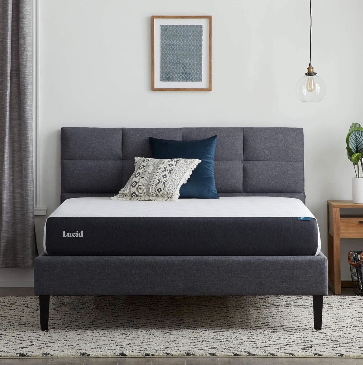 Queen LUCID Mattress 8” Memory Foam