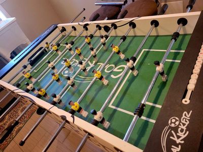 Goal Kickerz Foosball Table - Full-Size Game Room Soccer Table