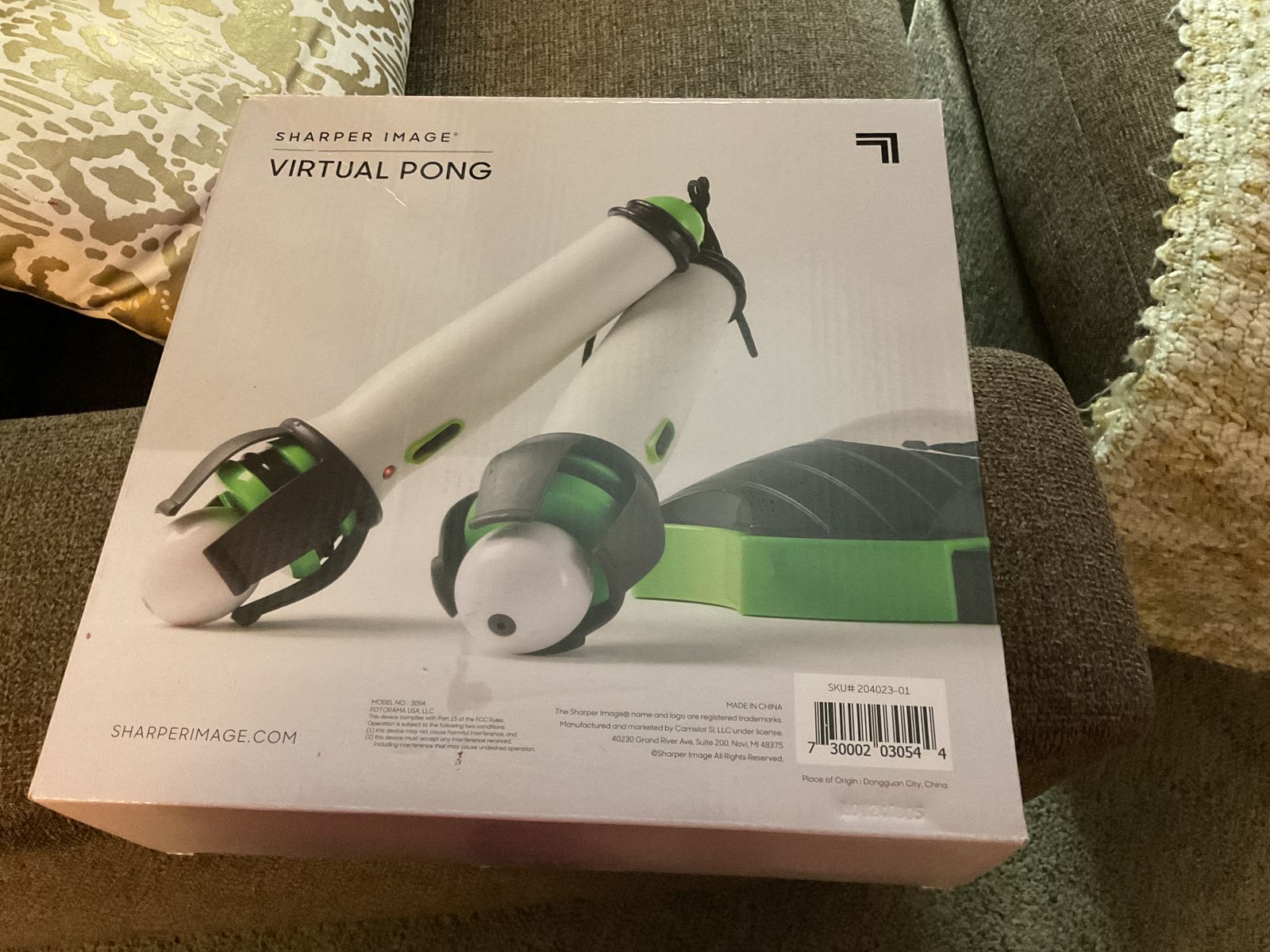 Virtual pong electronic game