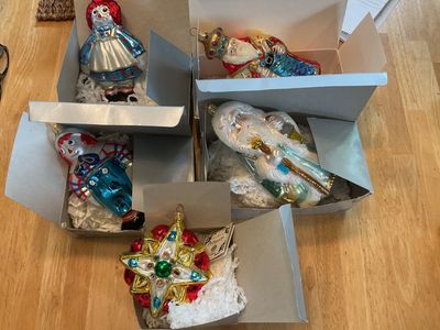 Kurt Adler Polonaise Hand Blown Glass Ornaments